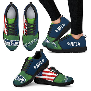 Awesome Fashion Seattle Seahawks Shoes Athletic Sneakers