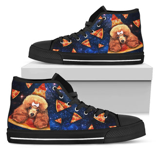 Nice Poodle High Top Shoes - Pizza Poodle Pattern, is a cool gift