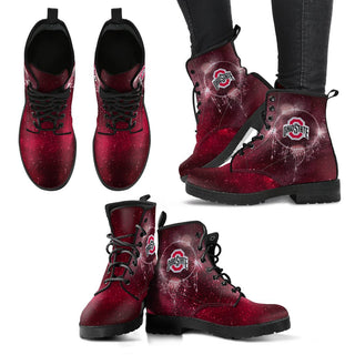 Magical Green Sun And Moon Dreamcatcher Ohio State Buckeyes Boots