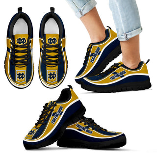 Simple Color Flag Notre Dame Fighting Irish Sneakers