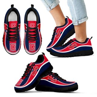 Simple Color Flag Cleveland Indians Sneakers