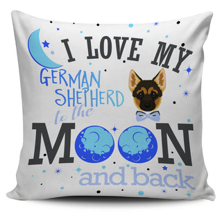 I Love My Germen To The Moon And Back Pillow Covers