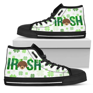 Irish Poodle High Top Shoes