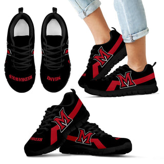 Miami RedHawks Line Logo Sneakers