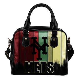 Vintage Silhouette New York Mets Purse Shoulder Handbag