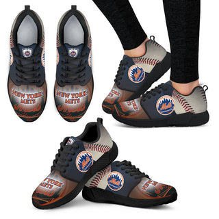 Pro Shop New York Mets Running Sneakers For Baseball Fan