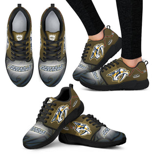 Pro Shop Nashville Predators Running Sneakers For Hockey Fan