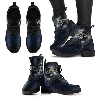 Magical Green Sun And Moon Dreamcatcher Los Angeles Rams Boots