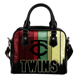 Vintage Silhouette Minnesota Twins Purse Shoulder Handbag