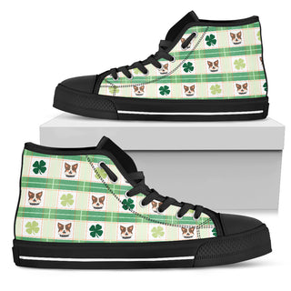 Shamrock With Pitbull High Top Shoes