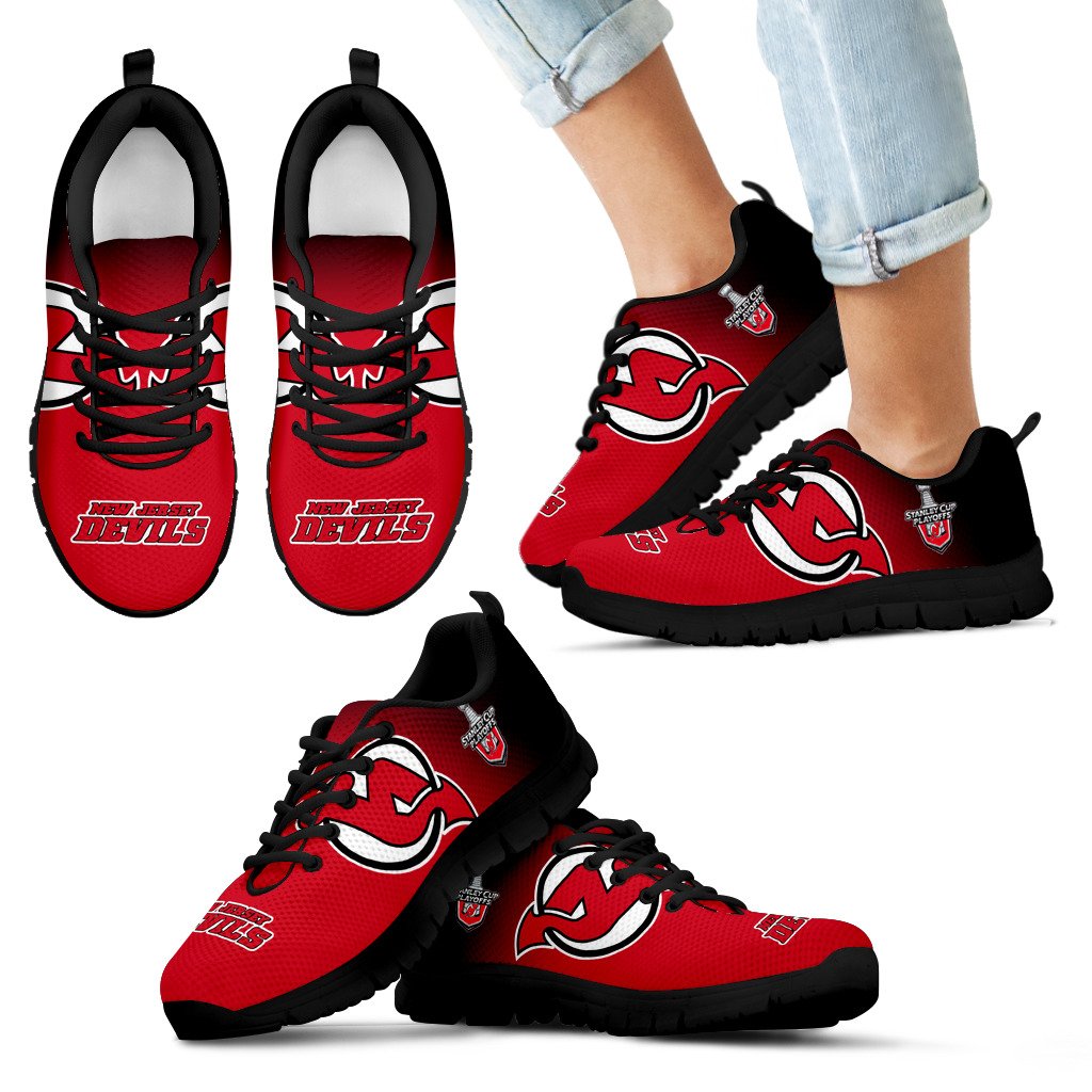 Awesome Unofficial New Jersey Devils Sneakers