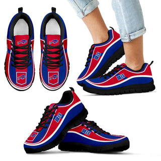 Simple Color Flag Buffalo Bills Sneakers