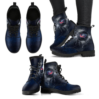 Magical Green Sun And Moon Dreamcatcher Columbus Blue Jackets Boots