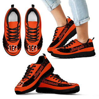 Single Line Logo Cincinnati Bengals Sneakers