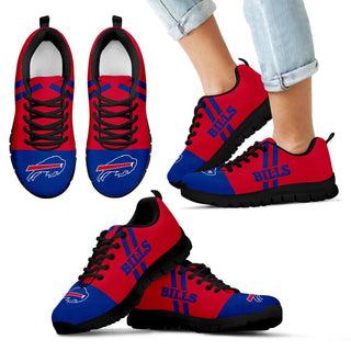 Colorful Line Stripe Buffalo Bills Sneakers