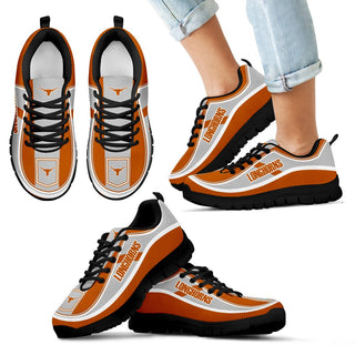 Simple Color Flag Texas Longhorns Sneakers