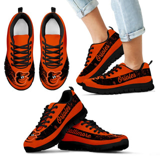 Single Line Logo Baltimore Orioles Sneakers