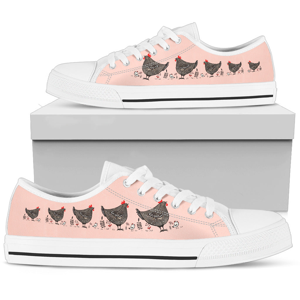 Chicken Low Top Shoes Amazing Cute For Kids Girls
