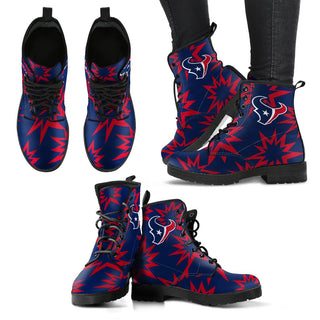 Dizzy Motion Amazing Designs Logo Houston Texans Boots