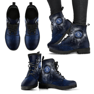 Magical Green Sun And Moon Dreamcatcher San Diego Padres Boots