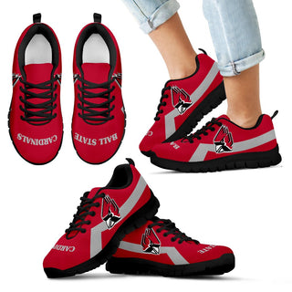 Ball State Cardinals Line Logo Sneakers