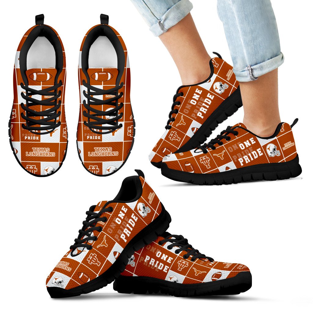 Awesome Pride Flag Texas Longhorns Sneakers – Vota Color