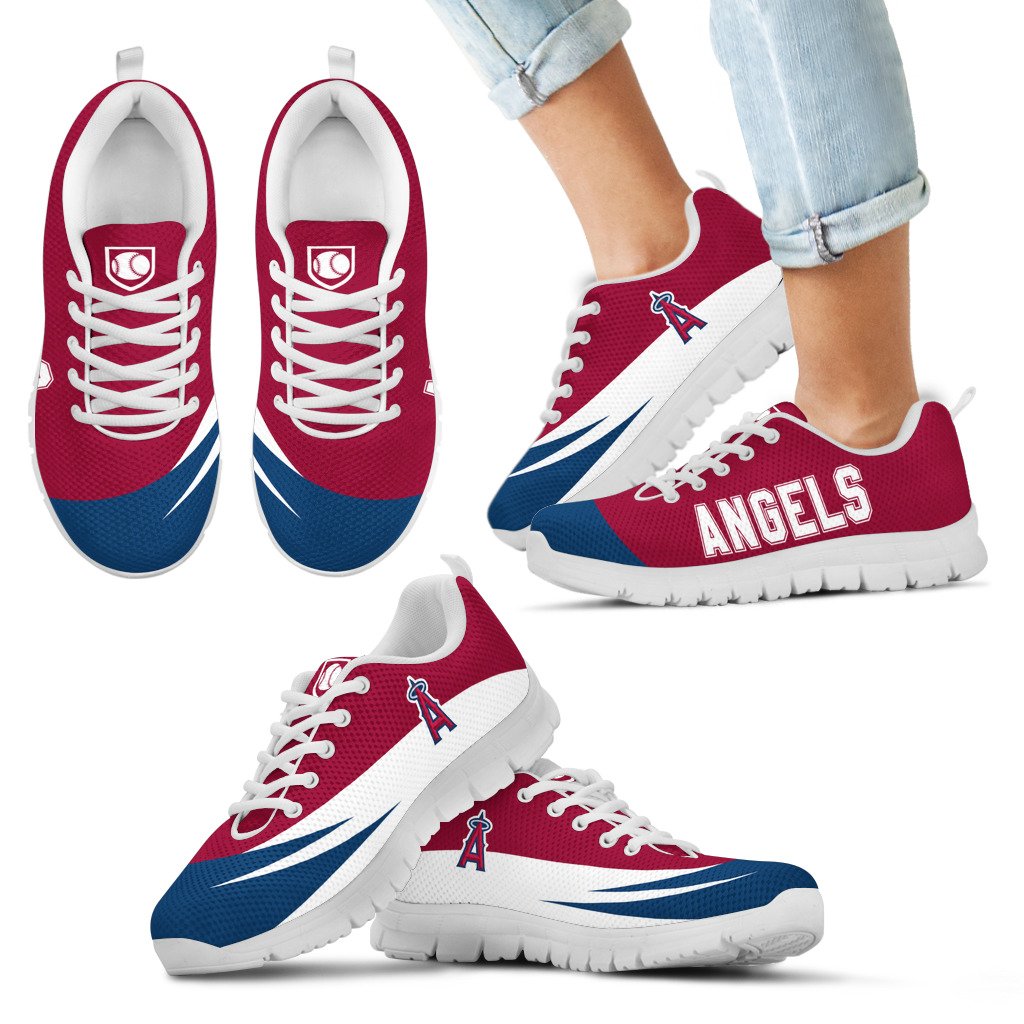 Special Gift Logo Los Angeles Angels Sneakers