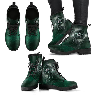 Magical Green Sun And Moon Dreamcatcher Dallas Stars Boots