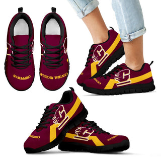 Central Michigan Chippewas Line Logo Sneakers