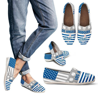 Proud of American Flag Los Angeles Dodgers Casual Shoes
