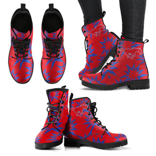 Dizzy Motion Amazing Designs Logo SMU Mustangs Boots