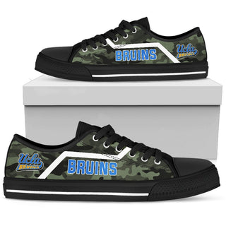 Camo UCLA Bruins Logo Low Top Shoes