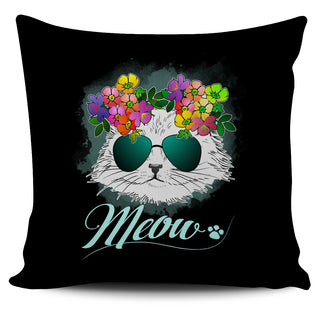 Meow Cat Pillow Covers