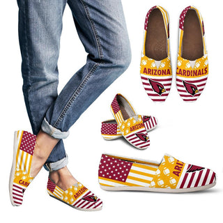 Proud of American Flag Arizona Cardinals Casual Shoes