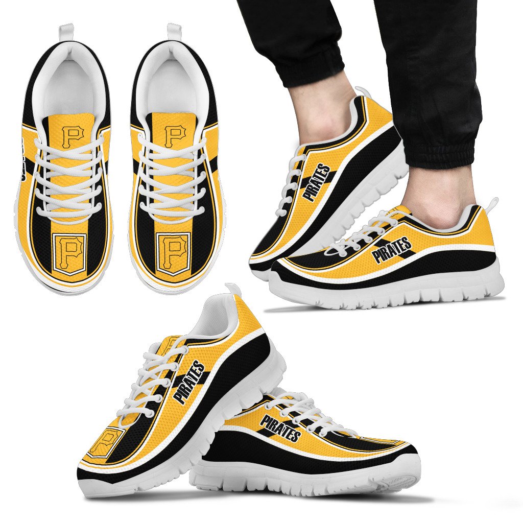 Simple Color Flag Pittsburgh Pirates Sneakers