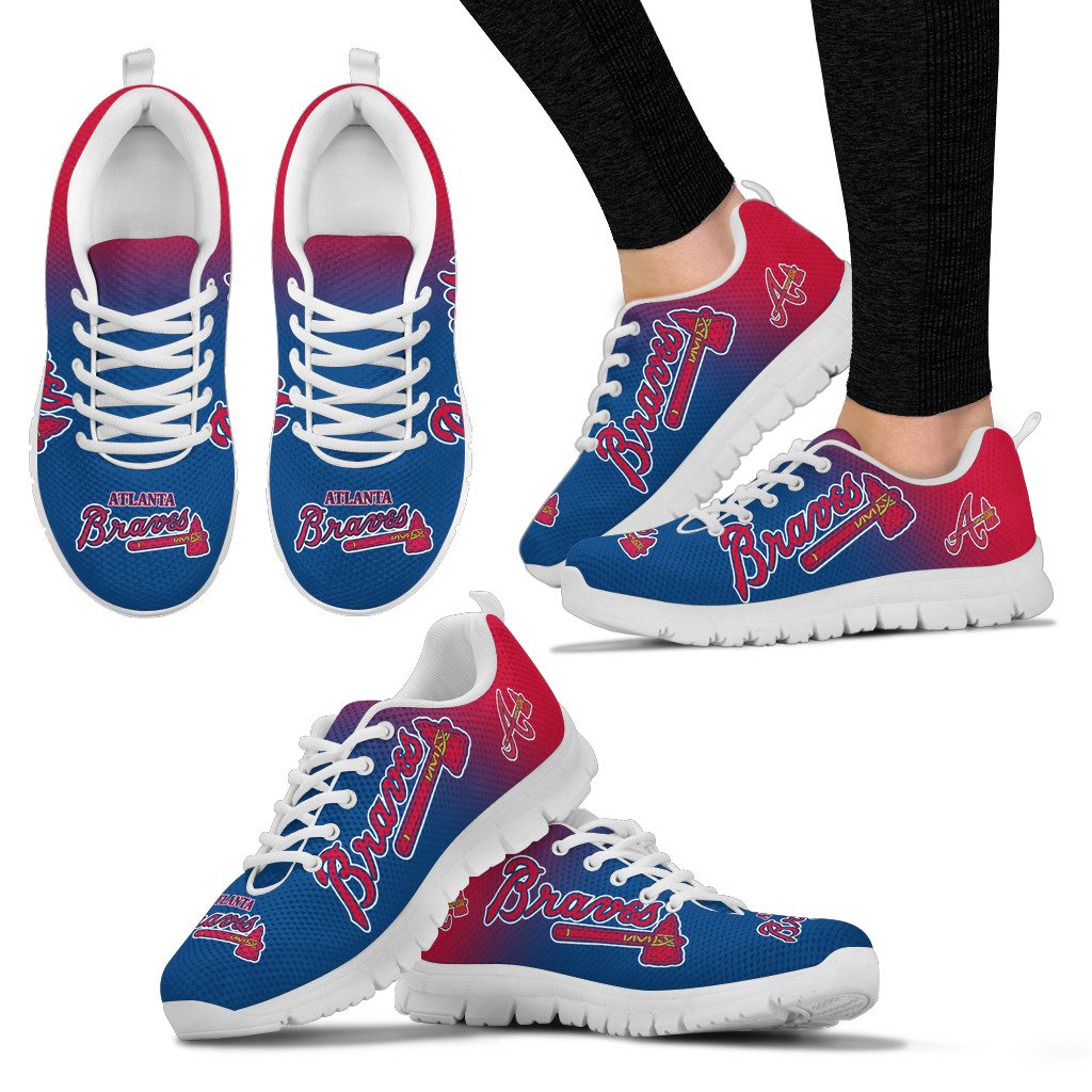Awesome Unofficial Atlanta Braves Sneakers