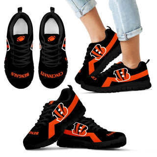 Cincinnati Bengals Line Logo Sneakers