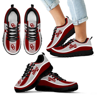 Simple Color Flag Oklahoma Sooners Sneakers