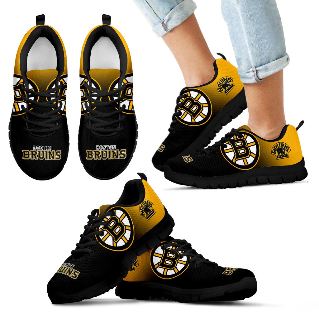 Awesome Unofficial Boston Bruins Sneakers
