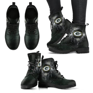Magical Green Sun And Moon Dreamcatcher Green Bay Packers Boots