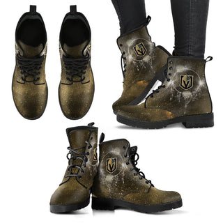 Magical Green Sun And Moon Dreamcatcher Vegas Golden Knights Boots