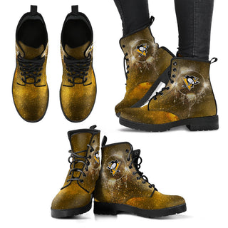 Magical Green Sun And Moon Dreamcatcher Pittsburgh Penguins Boots