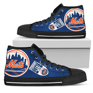 Straight Outta New York Mets High Top Shoes