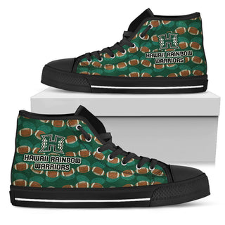 Wave Of Ball Hawaii Rainbow Warriors High Top Shoes