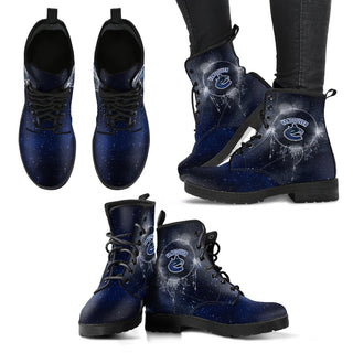 Magical Green Sun And Moon Dreamcatcher Vancouver Canucks Boots