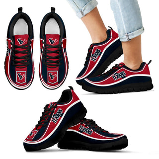 Simple Color Flag Houston Texans Sneakers