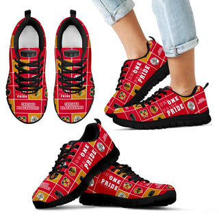 Awesome Pride Flag Chicago Blackhawks Sneakers