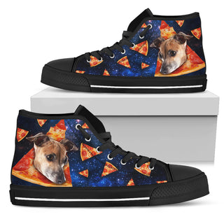 Nice Greyhound High Top Shoes - Pizza Greyhound Pattern, cool gift