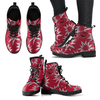 Dizzy Motion Amazing Designs Logo Arkansas Razorbacks Boots