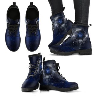 Magical Green Sun And Moon Dreamcatcher Toronto Maple Leafs Boots